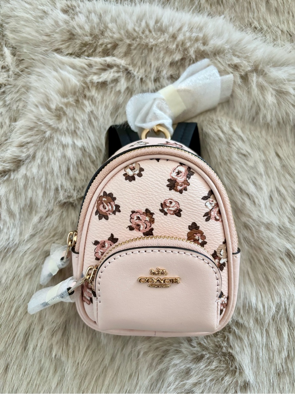 ✨NWT✨ Coach Floral Bag Charm